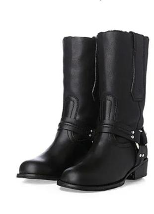 Женские байкерские мотоциклетные сапоги казаки мото байк proenza schouler 39