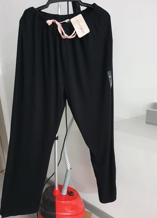 Новые черные трикотажные брюки xxxl1 фото