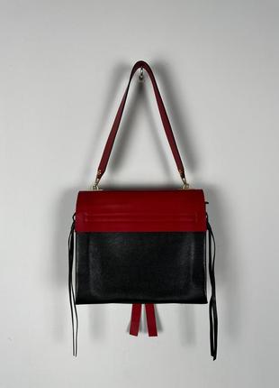 Valentino vring shoulder leather bag7 фото