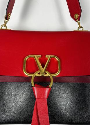 Valentino vring shoulder leather bag2 фото