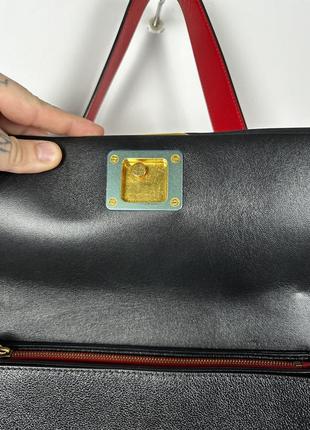 Valentino vring shoulder leather bag5 фото
