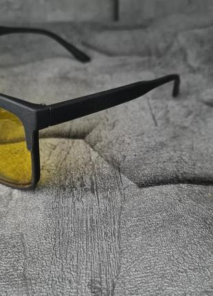 Солнцезащитные мужские очки. жёлтые очки5 фото