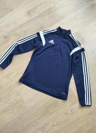 Кофтина лонгслів на змійці оригінал adidas 164 см1 фото