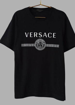 Оригинальная мужская  футболка versace из хлопкового джерси3 фото