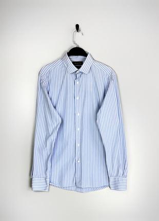 Massimo dutti рубашка на длинный рукав, в полоску.1 фото