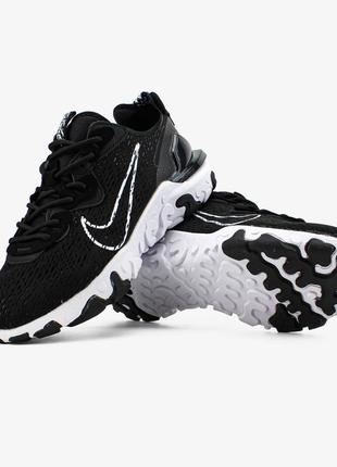 Кроссовки nike react vision"black/white"2 фото