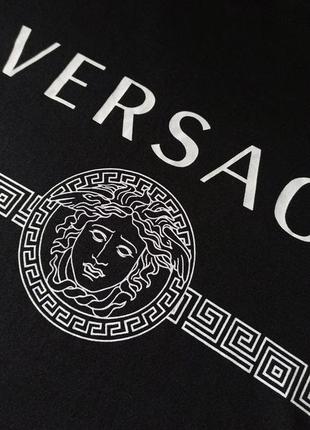 Оригинальная мужская  футболка versace из хлопкового джерси5 фото