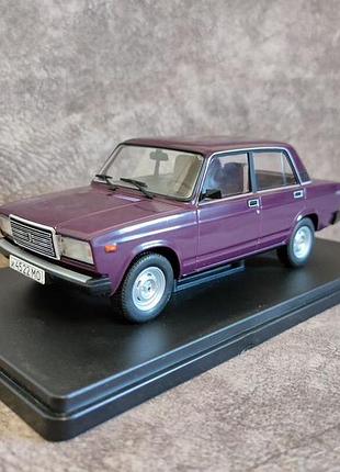Ваз-21072 "жигули" легендарные советские автомобили №69 (маштаб 1:24)