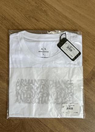 Новая премиум pima cotton женская футболка armani exchange размер l9 фото
