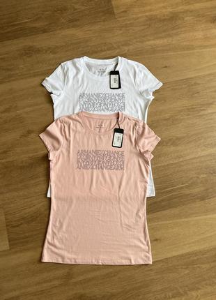 Новая премиум pima cotton женская футболка armani exchange размер l10 фото