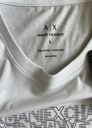 Новая премиум pima cotton женская футболка armani exchange размер l5 фото