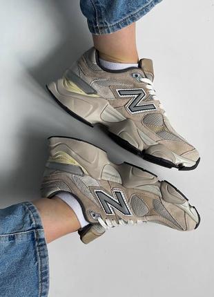 Кросівки new balance 9060 beige7 фото