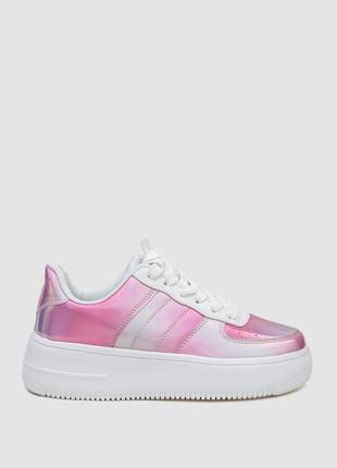 Кросівки жіночі, колір рожево-білий, 248rst-8269