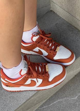 Кроссовки nike dunk low wmns sun club burn sunrise5 фото