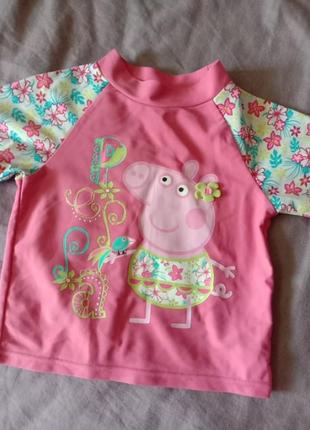 Футболка купальник 2-3 года свинка пеппа
