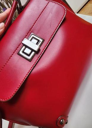 Супер стильная брендовая модная сумка кожа оригинал итальялия4 фото