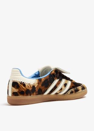 Кросівки adidas samba pony wales bonner leopard3 фото