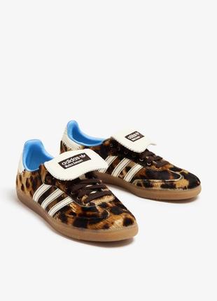 Кросівки adidas samba pony wales bonner leopard2 фото