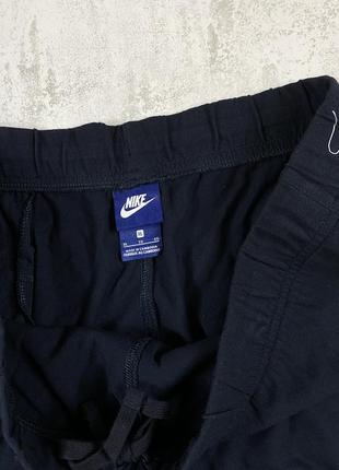 Темно-синие коттоновые шорты nike с вышитым сушем: комфорт и стиль5 фото