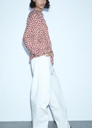 Оверсайз, трапеция блуза блузка h&amp;m3 фото