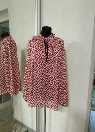 Оверсайз, трапеция блуза блузка h&amp;m6 фото