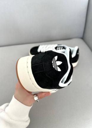 Кроссовки adidas campus white black2 фото