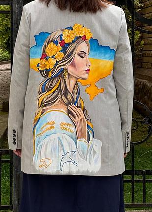 Жакет жіночий ручний розпис