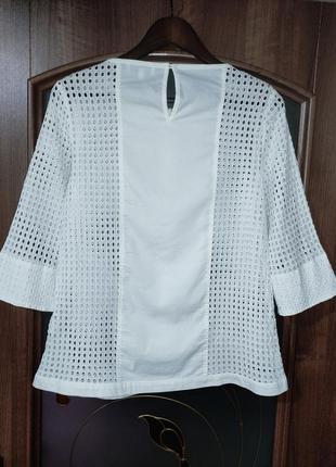 Невероятная блузка из прошвы (шитье) nadine h (немечечника) 100% хлопок2 фото