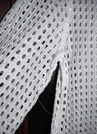 Неймовірна блузка з прошви (шиття) nadine h (німеччина) 100% бавовна10 фото