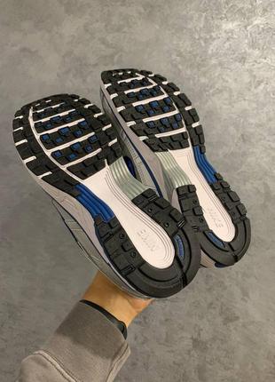 Чоловічі шкіряні кросівки nike p6000 blue grey