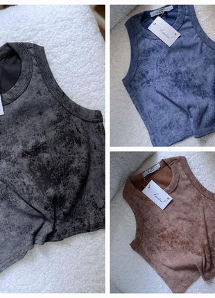 Топ в рубчик варьонка