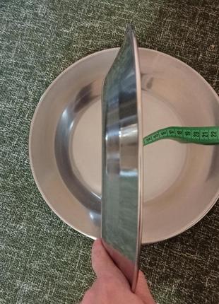 Посуд для пікніку походу з нержавіючої сталі кружки тарілки ложки виделки ножі8 фото