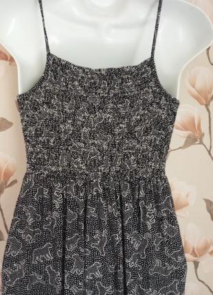 Сукня для дівчинки f&f з леопардовим принтом6 фото