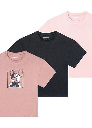 Набір з 3-х бавовняних футболок pepperts.