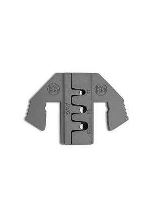 Змінні губки для кліщів обтискача клем (тип k6) toptul dlak6012