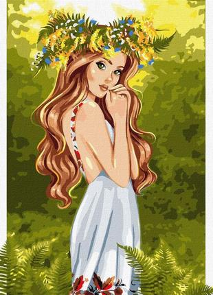Картина по номерам "берегиня леса" ©krizhanskaya идейка kho4993 40х50 см от egorka
