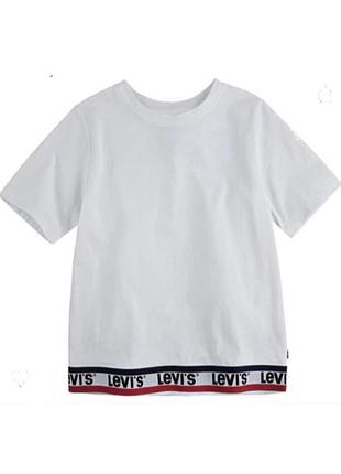 Нова нарядна футболка levi's 4 т 3-4 роки