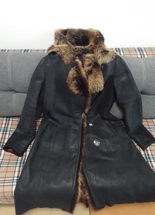 Дубленка з натурального хутро, дубленка женская.