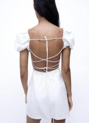 ❤️сукня плаття сарафан zara з відкритою спиною3 фото