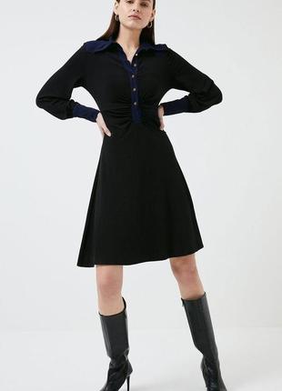 Винтаж y2k платье трикотаж karen millen