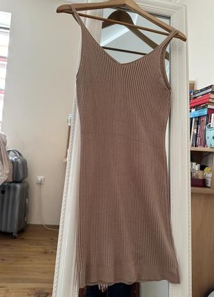 Сукня нова в рубчик