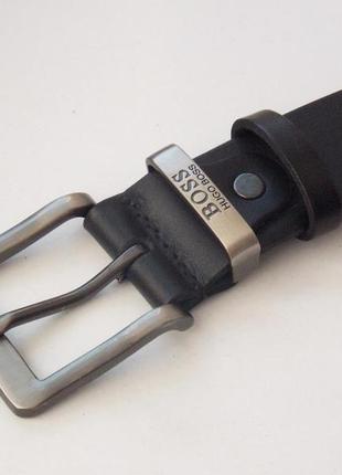 Мужской кожаный ремень классический