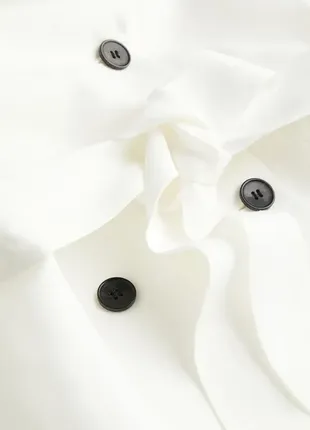 Білий кежуал сукня h&amp;m однотонна ( брак(( , состояние новое, но ( 56% віскоза, 44% льон4 фото