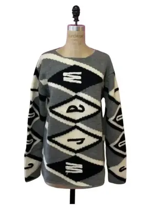 Теплий вінтажний вовняний светр від  moschino cheap chic