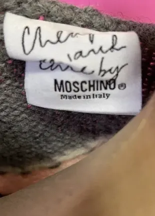 Теплий вінтажний вовняний светр від  moschino cheap chic10 фото
