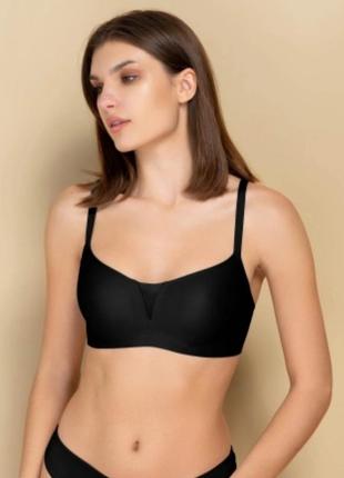 Obrana/anabel arto, cтильный бесшовный бюст с усиленной фиксацией, в 75/80/85, два цвета