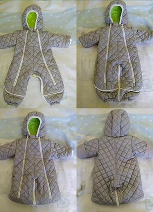 Демісезонний комбінезон - трансформер 0-12 місяців