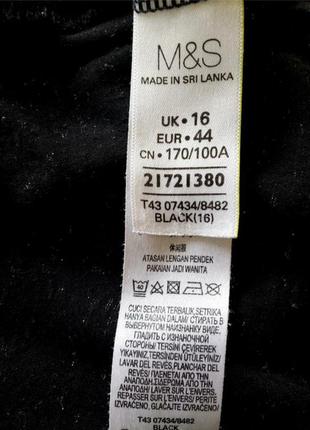 Натуральная стречевая футболка  marks and spencer 16 uk3 фото