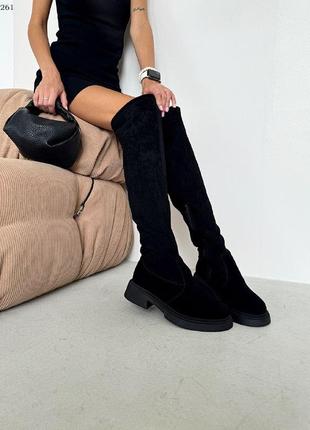 Супер стильні жіночі ботфорти  демі/зима в наявності та під відшив 💛💙🏆
