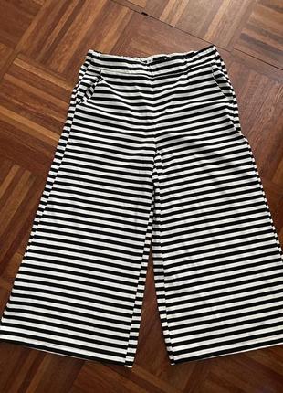 Нові бавовняні широкі штани палаццо wendy trendy m-l. італія 🇮🇹